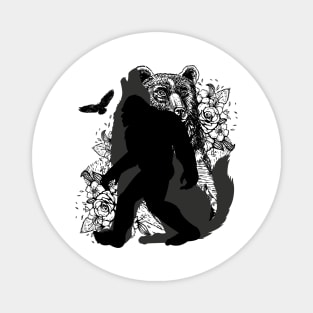 Bigfoot Animals lover Magnet